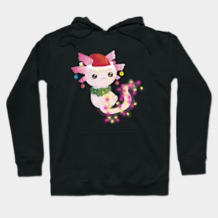 christmas santa axolotl Hoodie